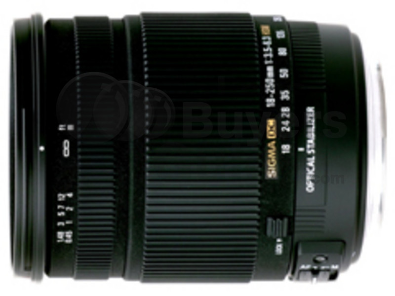 Sigma 18-250mm f/3.5-6.3 DC OS HSM 鏡頭評語, 技術規格, 配件