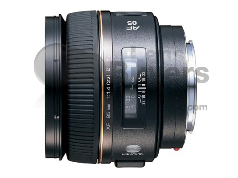 Minolta AF 85mm f/1.4 G (D) 鏡頭評語, 技術規格, 配件 