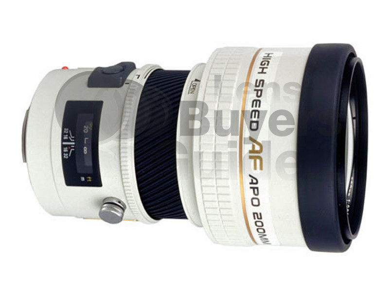 Minolta AF 200mm f/2.8 APO G lens reviews, specification