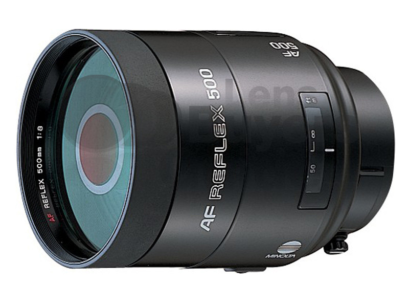 Minolta AF Reflex 500mm f/8 lens reviews, specification 