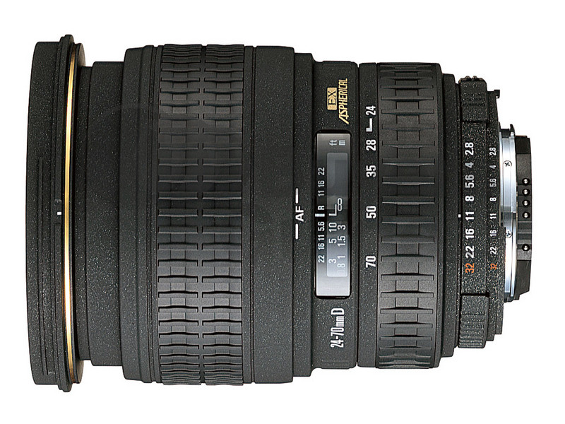 Sigma 24-70mm f/2.8 EX DG MACRO 鏡頭評語, 技術規格, 配件