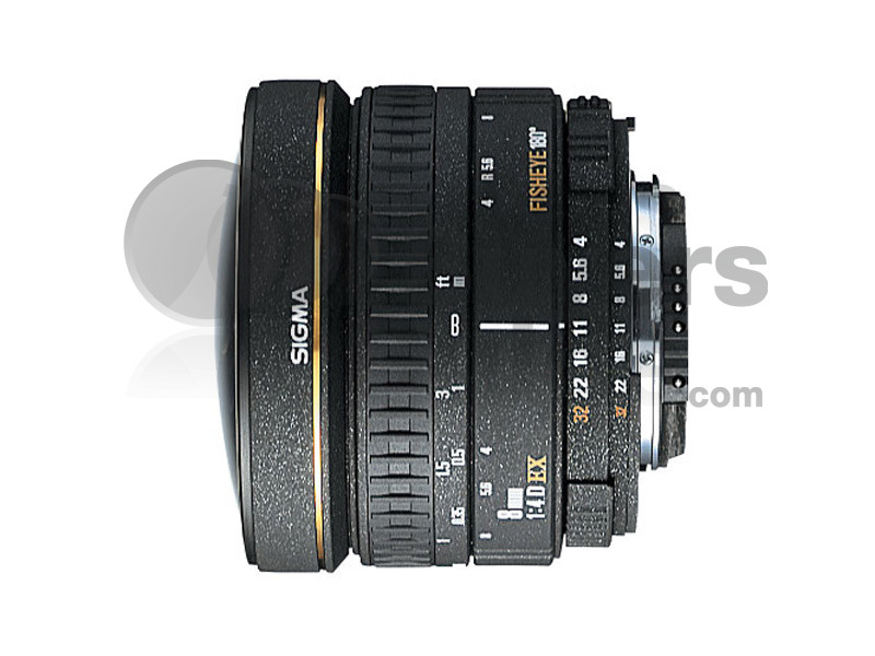 Sigma 8mm f/4 EX DG CIRCULAR FISHEYE lens reviews, specification