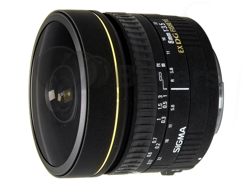 Sigma 8mm f/3.5 EX DG CIRCULAR FISHEYE lens reviews, specification