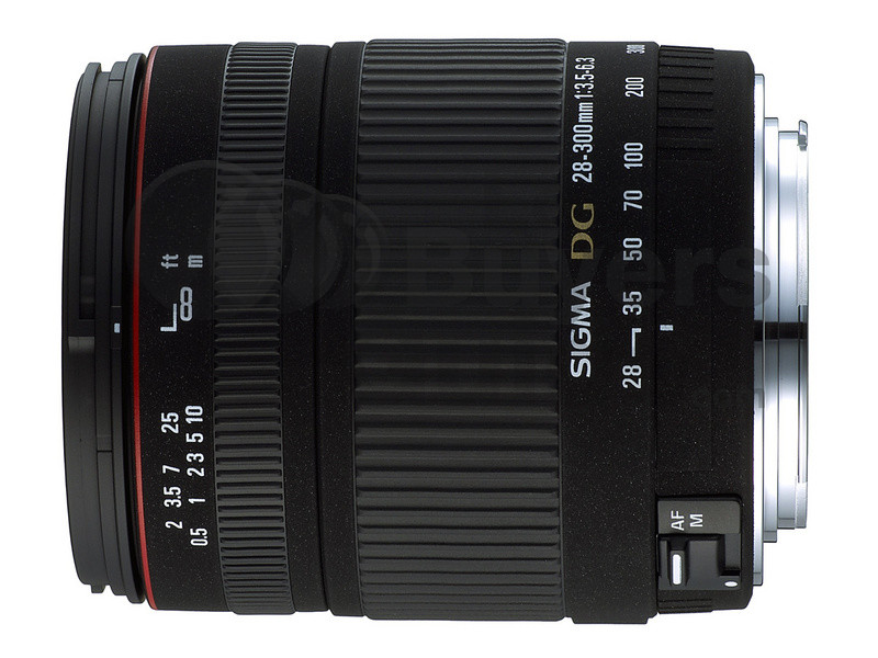 Sigma 28-300mm f/3.5-6.3 DG MACRO 鏡頭評語, 技術規格, 配件
