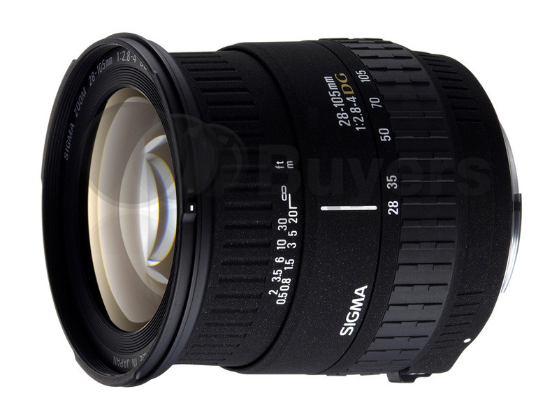 Sigma 28-105mm F2.8-4 DG lens reviews, specification, accessories
