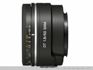 Sony DT 50mm f/1.8 SAM lens