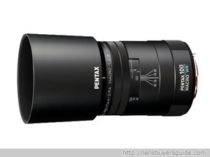 Pentax smc D FA 100mm f/2.8 WR Macro lens
