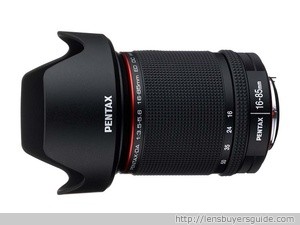 Pentax HD DA 16-85mm f/3.5-5.6 ED DC WR lens