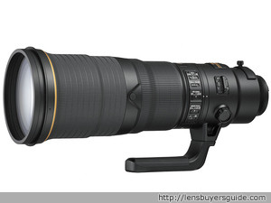 Nikkor 500mm f/4E FL ED VR AF-S lens