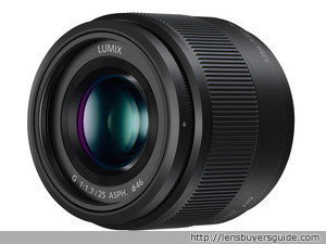 Panasonic Lumix G 25mm f/1.7 Asph lens