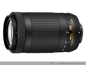 Nikkor 70-300mm f/4.5-6.3G ED AF-P DX lens