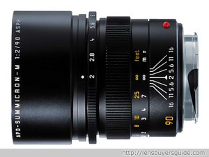 Leica APO-SUMMICRON-M 90mm f/2 ASPH lens