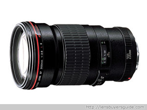 Canon EF 200mm f/2.8L II USM lens