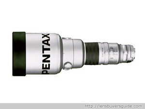 Pentax smc FA 600mm f/4.0 ED (IF) lens