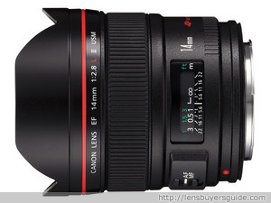 Canon EF 14mm f/2.8L II USM lens